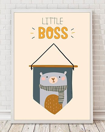 Plakat Little boss, sielankowo