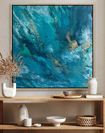 Obraz "Zanurzenie" 100x100, Anna Maria Majkutewicz