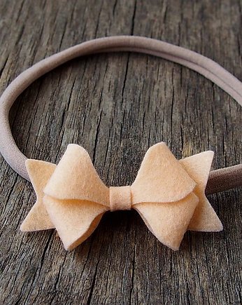 Opaska do włosów Butterfly Bow Peach, Momilio