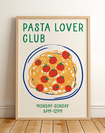 Pasta Lover Club Plakat, Harvest Maison