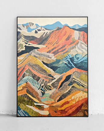 Plakat Tęczowe pasma górskie, Harvest Maison