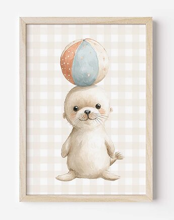 Plakat Na Ścianę Dla Dzieci Bajkowy Cyrk nr. 16, Dekoracjan