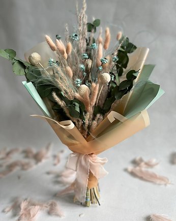 Bukiet suszony brzoskwiniowa zieleń, Nei Fiori