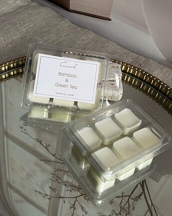 Bamboo & Green Tea- wosk sojowy do kominka 66g (dostępne inne zapachy wosków), Coccola JEWELLERY