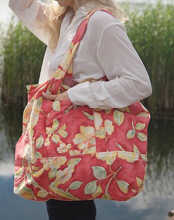 Torba XL w kwiaty, roskosh