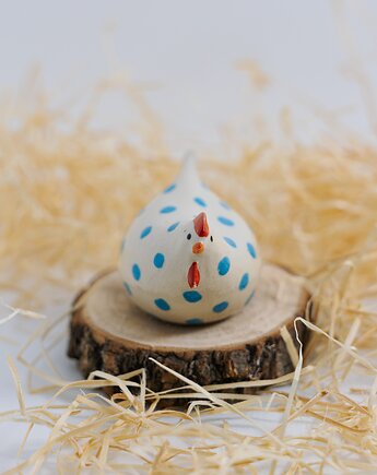 Kurka nakrapiana na niebiesko, Wet Spot Ceramic Studio