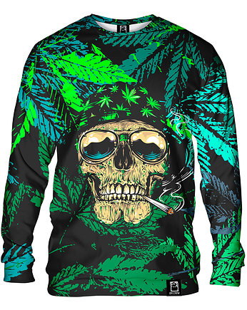 Bluza Bez Kaptura Męska DR.CROW Cannabis Skull G, DrCrow