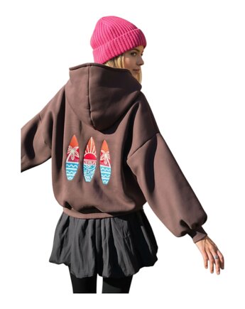 Bluza czekoladowa Surf, Boho Loco