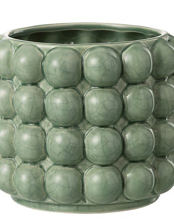 Doniczka osłonka Bubble ceramiczna 17cm, OKAZJE - Prezent na 80 urodziny