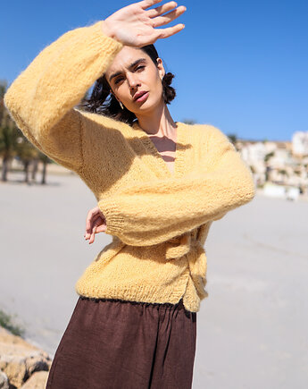 Kardigan Sol masełkowy, Lucky HandMade