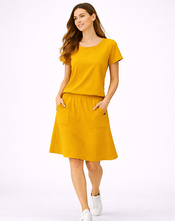 Komplet Damski ,,NOEL"   Musztardowa Oliwka, 3 for U