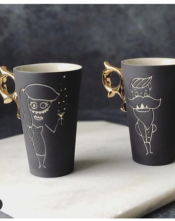 Zestaw kubków Ona & On, coco ceramics