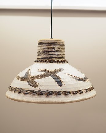 Lampa ceramiczna, duński design, lata 60, produkcja: Dania, Przetwory design