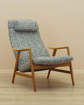 Fotel Kontour Alf Svensson dla Fritz Hansen, tek, lata 60., Przetwory design