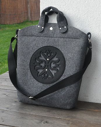 BiGGest BaG - vol.1 grafitowa z czarną aplikacją, Beltrani
