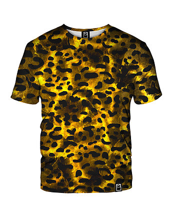 Damski T-shirt DR.CROW Gold Leopard, DrCrow