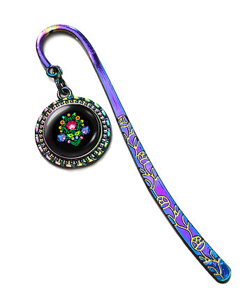 Kolekcja Starlight - zakładka - folkowy czarny, yenoo