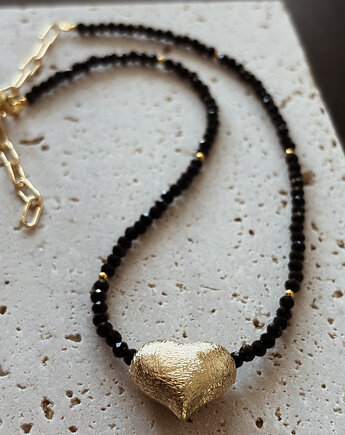 Naszyjnik Onyks Serce, Chmolowska Jewellery