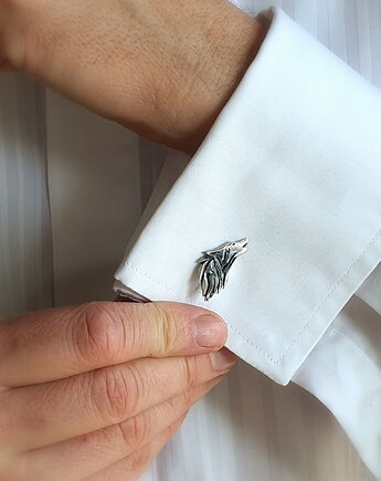 Wilki - spinki do mankietów, VENUS GALERIA