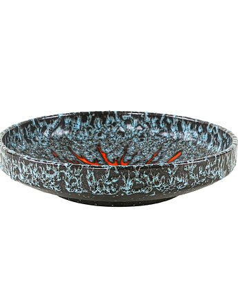 Talerz ceramiczny, niemiecki design, lata 60, produkcja: West Germany, Przetwory design
