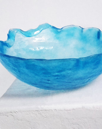 Misa głęboka BLUE TRANSPARENT - 28 cm, MartaWojciechowska