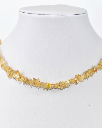 Naszyjnik Choker Cytryn Kamień naturalny, Lacasilla