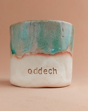 Świeca sojowa w ceramice "Oddech" handmade, kandelumi