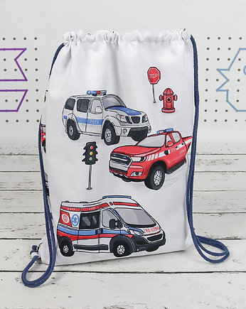 Worek do przedszkola z Imieniem Emergency, Nuva