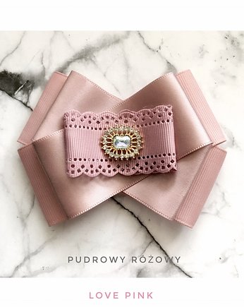 Brosza z kolekcji LOVE PINK  New!, Pudrowy Różowy