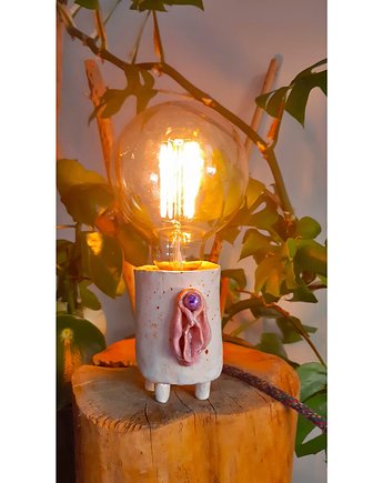 Lampka nocna ceramiczna CZAROIT #04, mrszebra