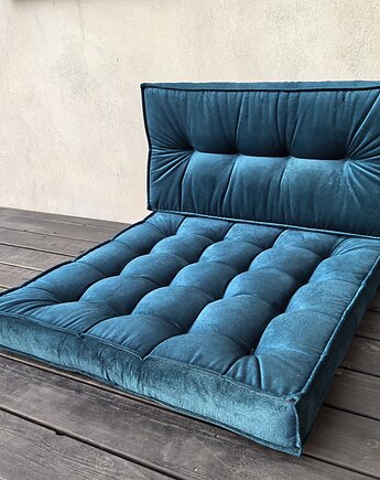 Sofa modułowa Futon materac francuski Velvet  Siedzisko na podłogę, nisza