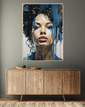 Barwy Afryki - Plakat - Druk - Abstrakcja, Surrealizm, Fotografia, Loft #48, Black Sapphire Art