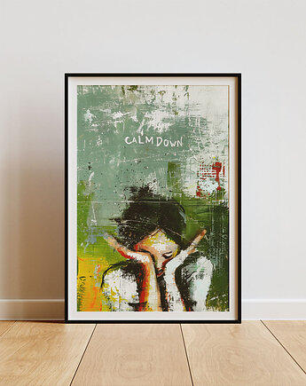 Plakat - Calm down, Harry Monkey