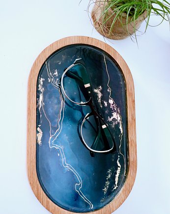 Podstawka pod świece oraz biżuterie, Resinywood 
