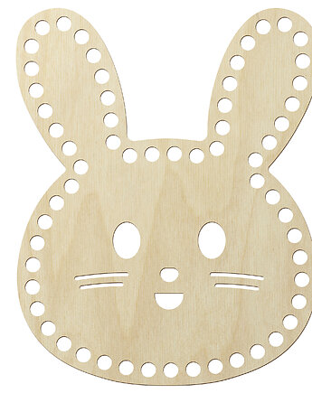 Baza Wielkanocna 20cm KRÓLIK ZAJĄCZEK do Koszyczka Dekoracji Szydełkowania, smxdsgn