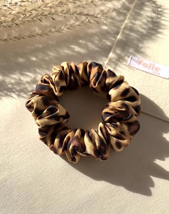 Scrunchie Leopard w panterkę - 9 cm, Volie Line
