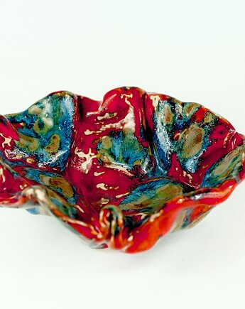 Misa, patera ceramiczna - Koral, Beasolart