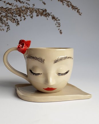 Filiżanka ceramiczna Twarz, Sztuka Dzielna
