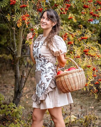 Elegancki Fartuch Kuchenny - RĘKODZIEŁO na Prezent, Madame Mami