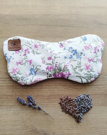 Relaksacyjna poduszka na oczy Motyl z lawendą i siemieniem lnianym, Mariposa