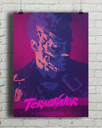 Terminator - plakat giclee art, minimalmill