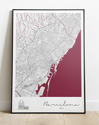 Plakat Miasta Świata - Barcelona, Peszkowski Graphic