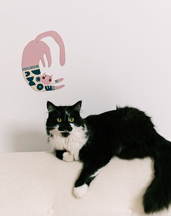 Plakat Ramen the Cat - dekoracja ścienna, Milin