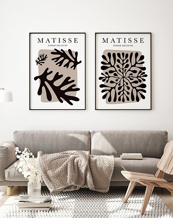 Zestaw plakatów Matisse coffee &black, HOG STUDIO