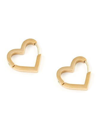 Pozłacane kolczyki Love, Kulka Bransoletki