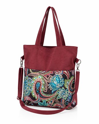 Duża torba na ramię - z motywem arabskim, PRACOWNIA 166