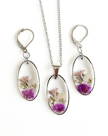 Komplet biżuterii z kwiatami, Colie