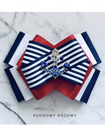 Brosza Marynarska MARINE  NOWOŚĆ!, Pudrowy Różowy