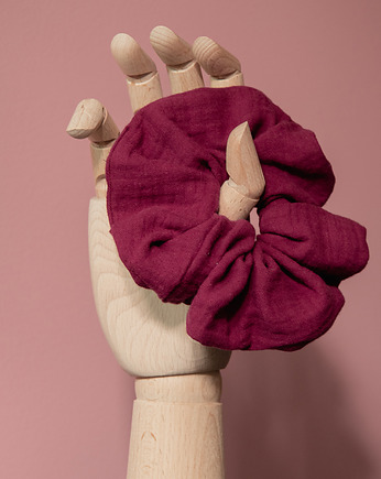Scrunchie  czerwone wino, MowiedoCiebie