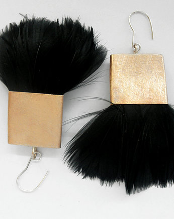 PIÓRKO kolczyki, Katarzyna Kaminska ART